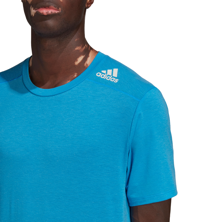 Tricou bărbătesc Adidas M D4T TEE S Albastru deschis photo 3